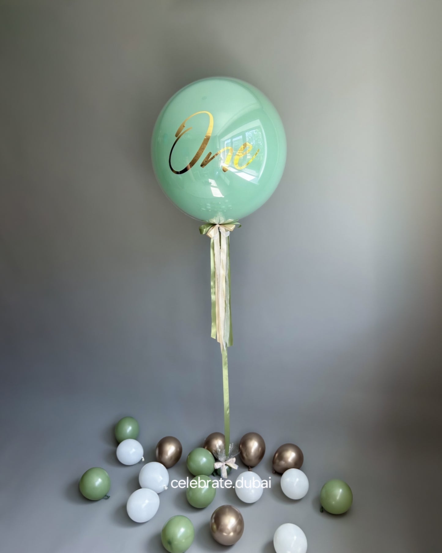 Personalized Bubble Helium Balloon With Custom Text