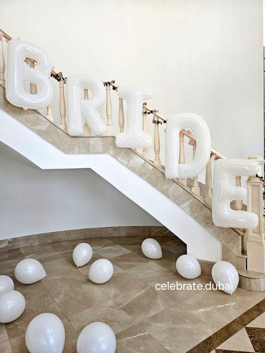 Bridal Shower Room Decoration Bride Foil Balloons