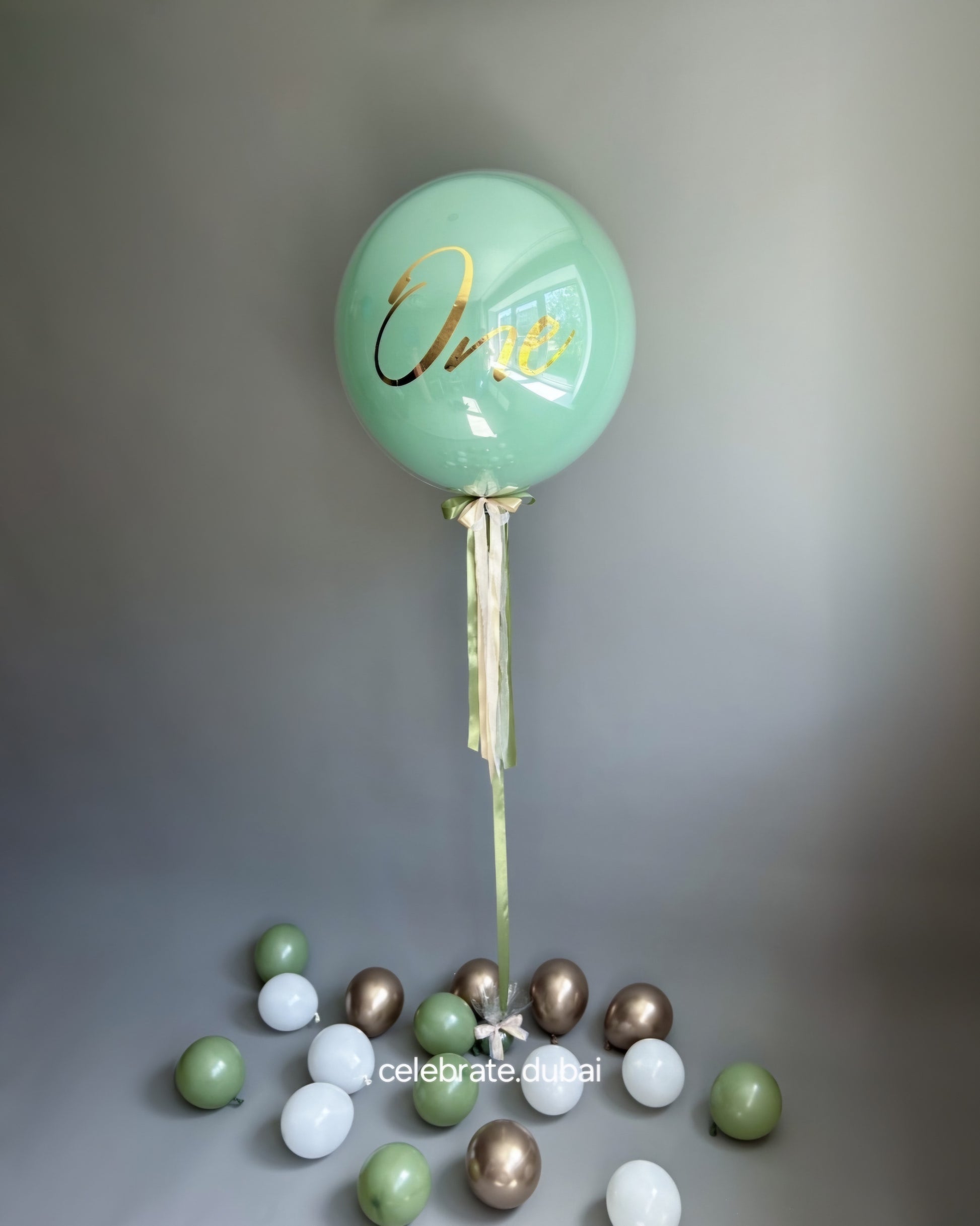Personalized Bubble Helium Balloon With Custom Text